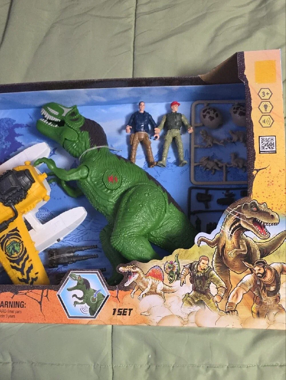 Chap Mei Dino Valley Seaplane Dino Mission Playset